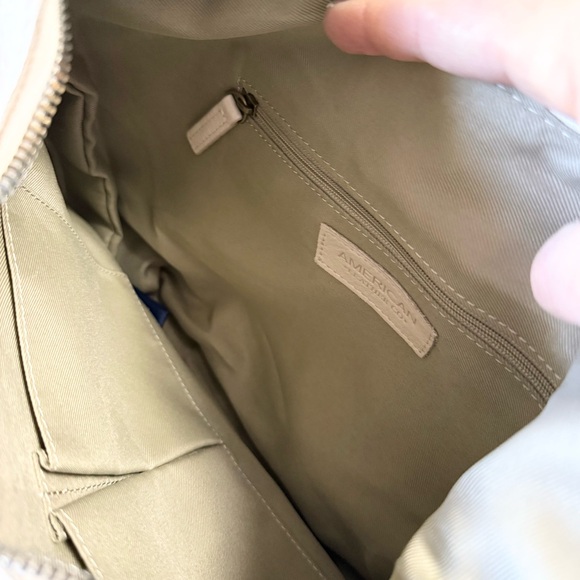 American Leather Company Carrie Hobo Bag in Cream - Picture 9 of 11